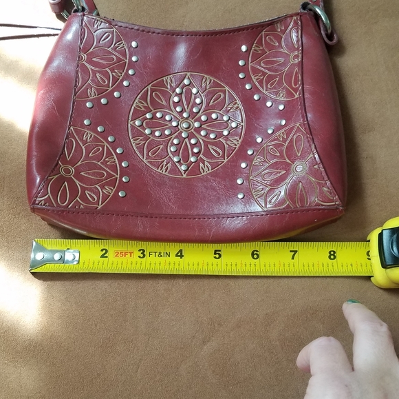 Red Purse with sliver studs - Picture 7 of 10